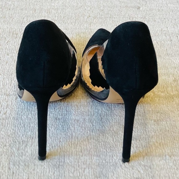 Charlotte Olympia Montana Suede/PVC Heels - Picture 5 of 7